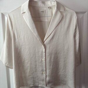 Wilfred Beso Satin Shirt - Size XS